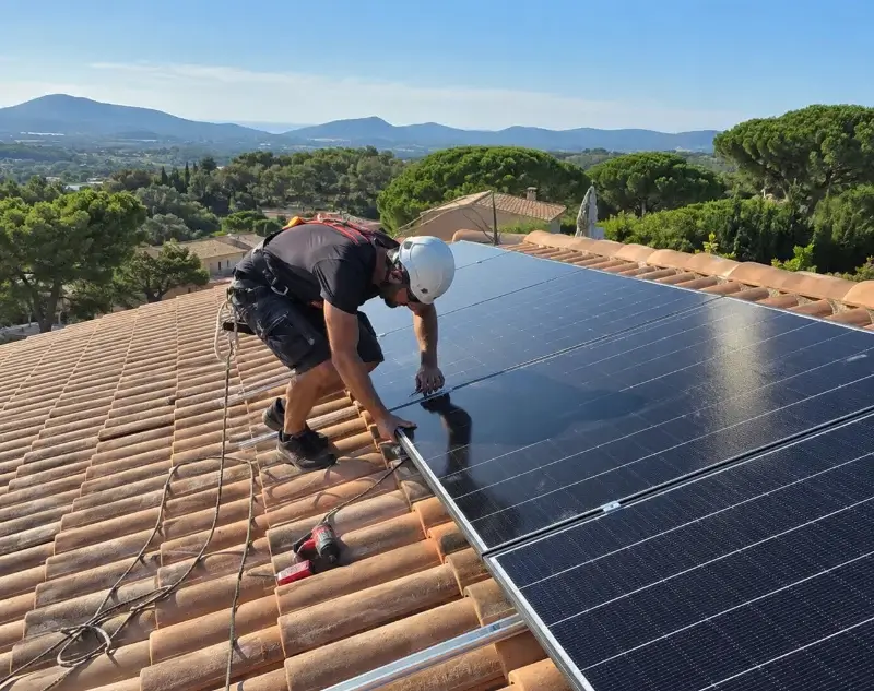 Installateur panneaux solaires Damvix — pose photovoltaïque sur toiture